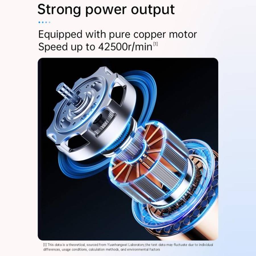 V16D 7 Nozzles 2 in 1 Car Vacuum Cleaner Powerful Suction Rechargeable Handheld Dust Blower, V16D
