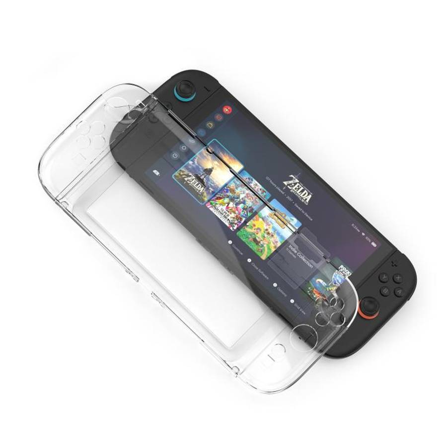 Game Console Split Full Cover Transparent PC Protective Case, For Nintendo Switch 2