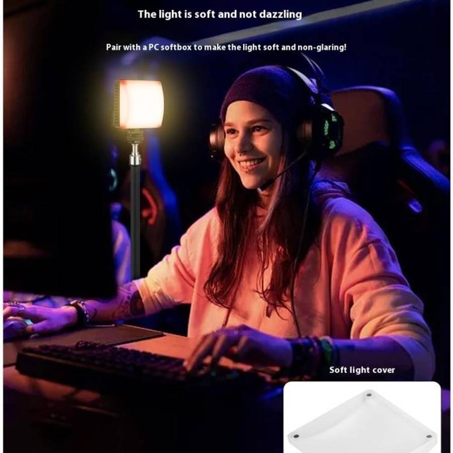 VLOGLITE K10RGB Ultra Thin Pocket Size RGB LED Camera Light Photography Videography Selfie Light,...