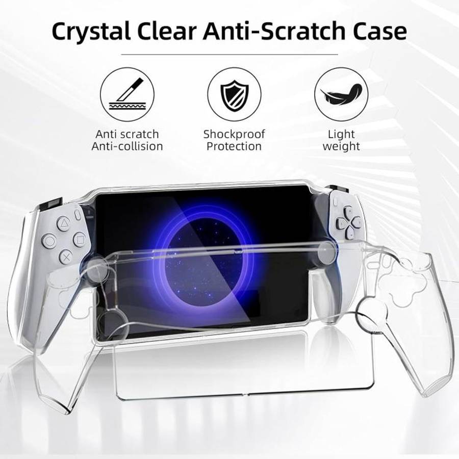 Streaming Handheld Console Crystal Clear PC Protective Case, For Sony PS5
