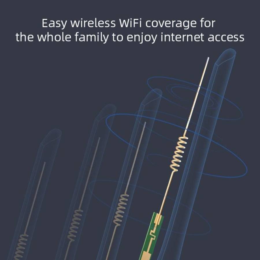CPF907-L  American Version 4 Antennas Single WAN Port WiFi6 Home Use Router 4G LTE WiFi Router, U...
