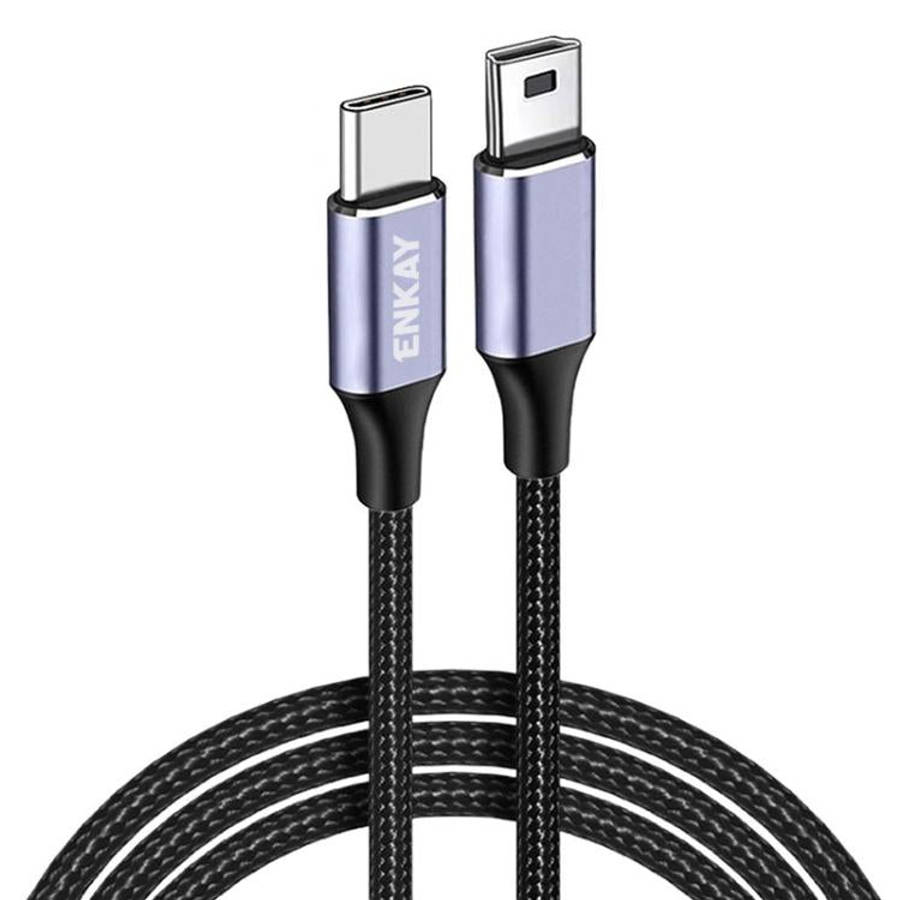 ENKAY USB-C / Type-C to Mini USB 2.0 Charging Cord Data Cable For Digital Cameras / MP3 Players, ...