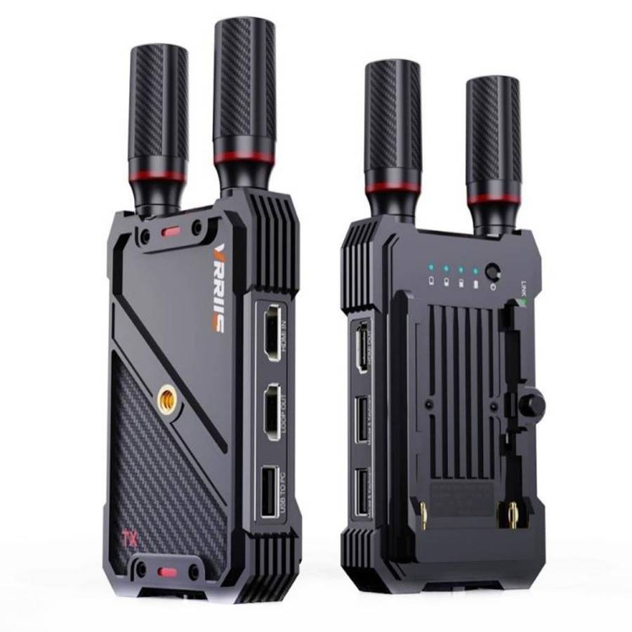 VRRIIS 082K Support USB Keyboard Mouse 400m Wireless HD KVM Extender Video Transmitter Receiver, ...