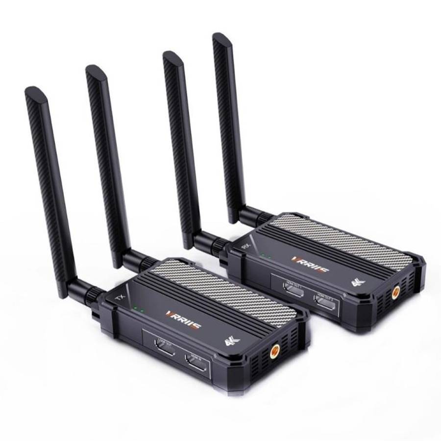 VRRIIS WL095 P Long Range Dual Band Low Latency 4K Ultra HD Wireless Transmitter Receiver Kit, US...