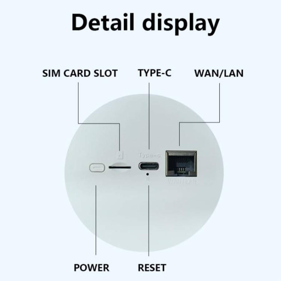 Q50-E Portable 4G WiFi6 Router Wireless Repeater With Nano SIM Card Slot Eurasia Version, US Plug...