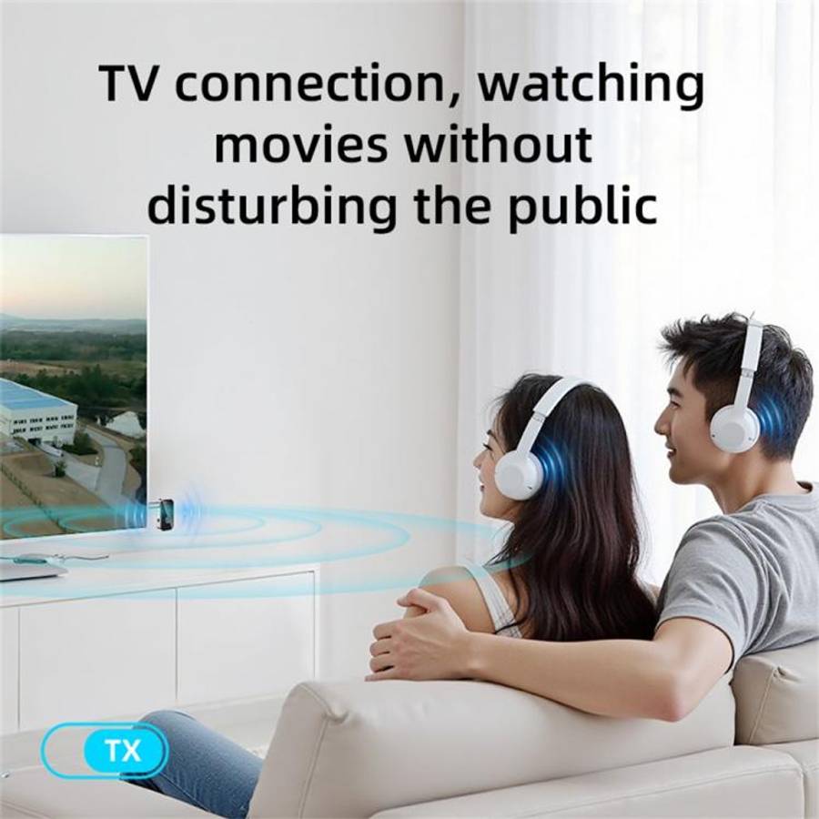 B4S Car Bluetooth 5.3 Wireless Transmitter Receiver 3.5mm Audio Adapter