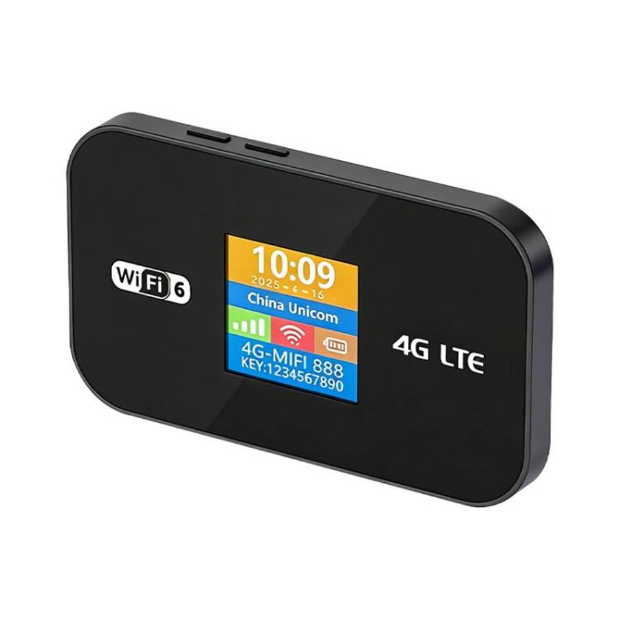 MF967P-E Color Screen 300Mbps Portable Hotspot 4G LTE Mobile WiFi 6 Router Eurasian Version, MF96...