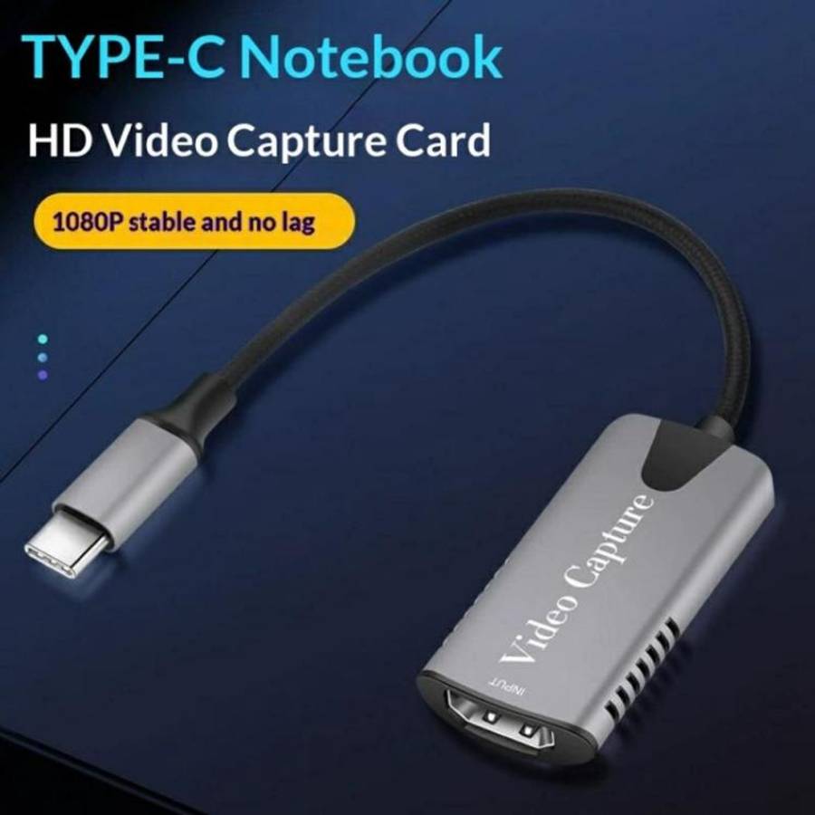 HU-04C 4K Game Streaming Live Broadcast HDMI to Type-C Video Capture Card, HU-04C