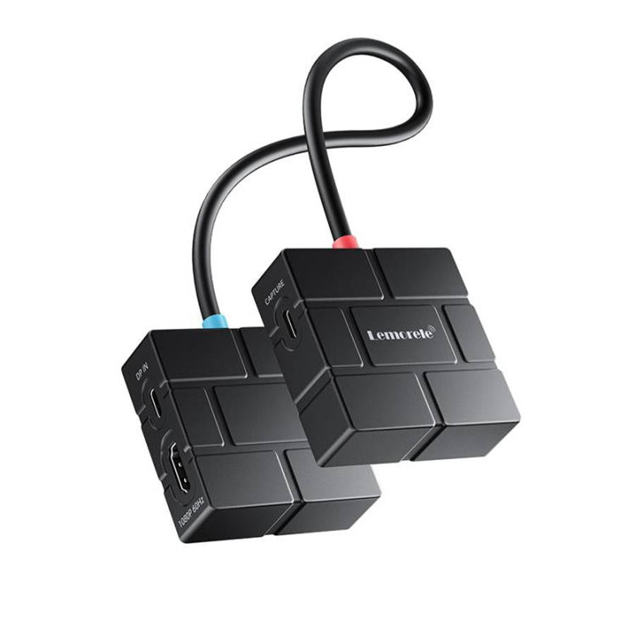 Lemorele AC12 Mini HDMI Capture Card, Type-C Low Latency Loopout Plug and Play, AC12