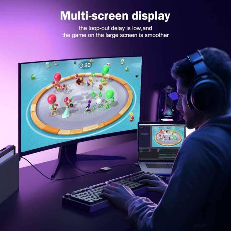 Lemorele AC07 4K HDMI Video Capture Card for Live Streaming, AC07