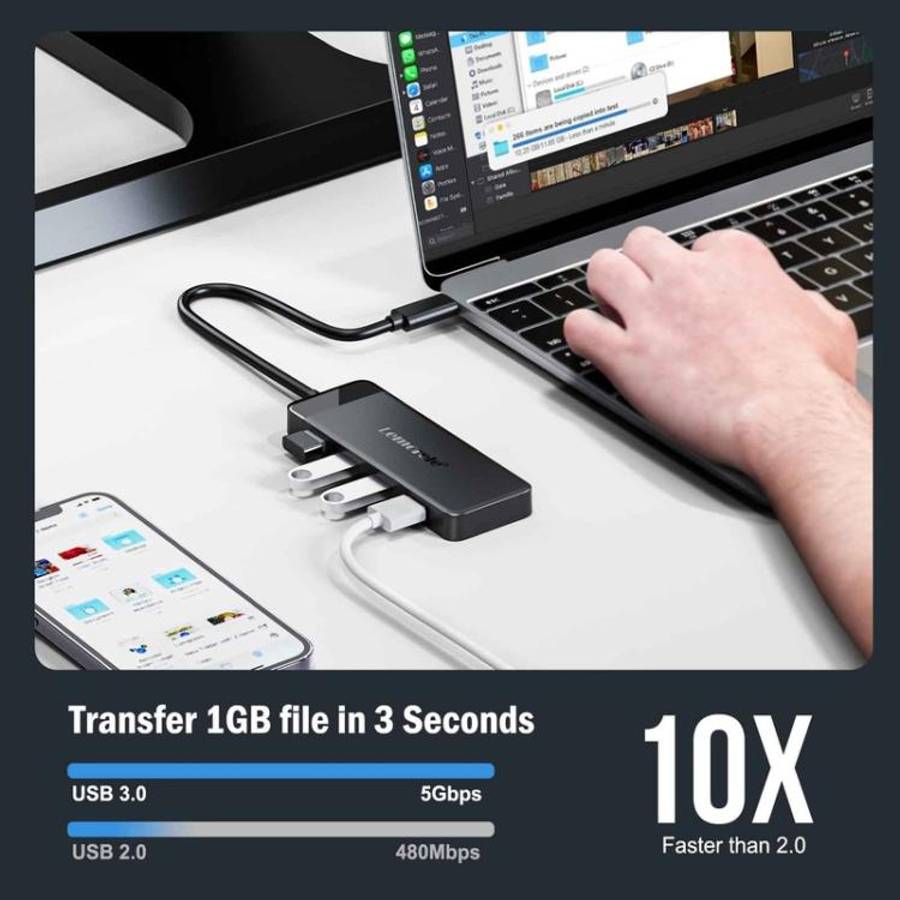 Lemorele TC92 9 in 1 Docking Station 4K Display Ethernet 100W PD Portable Connector