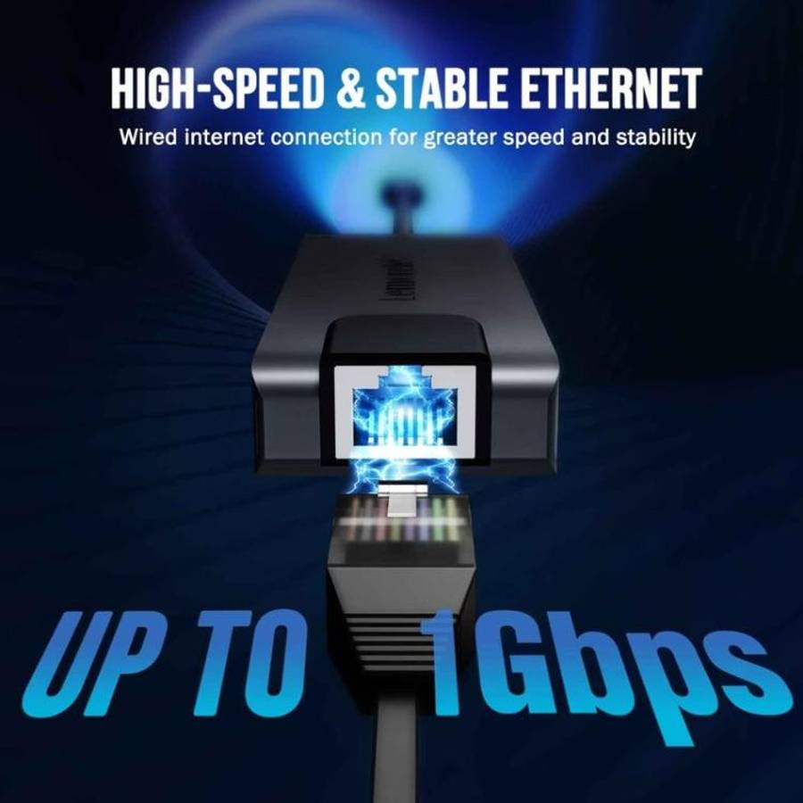 Lemorele TC24L 5 in 1 Docking Station 4K Ultra Display Fast Transfer 100W PD Adapter