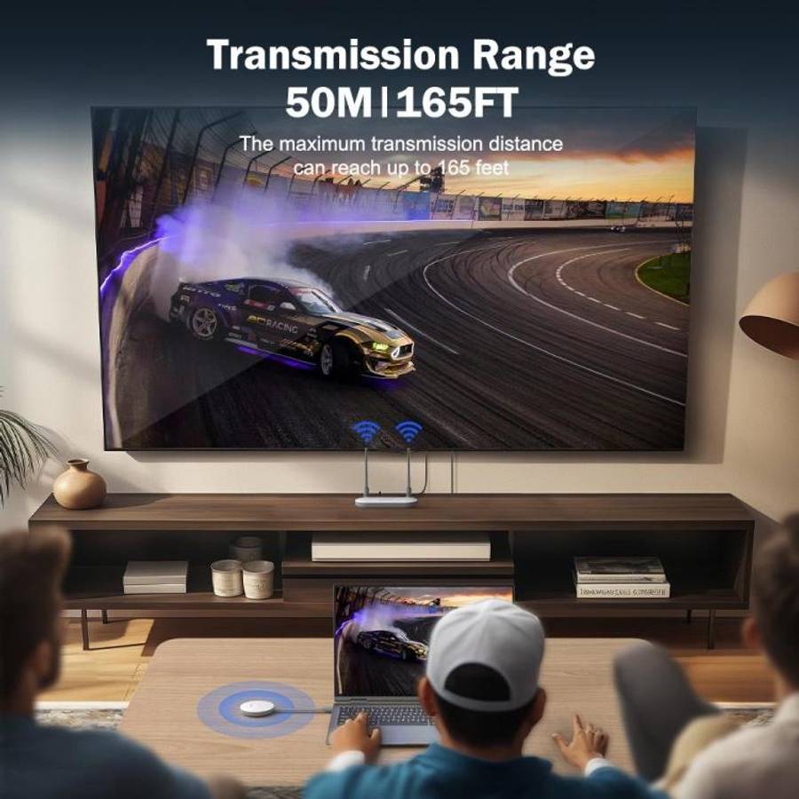 Lemorele G52R1 HDMI-compatible Wireless Transmitter Set 1080P 50M HDMI VGA 3.5mm Audio Adapter