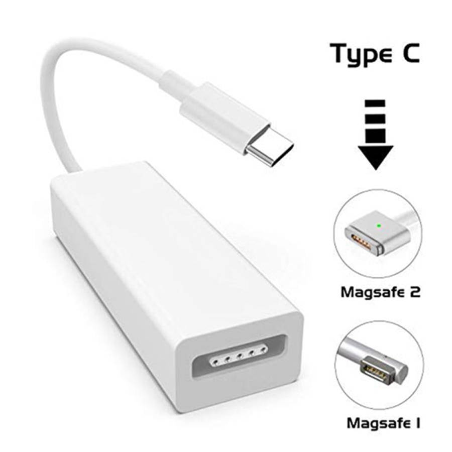 USB C to Magnetic Mag-Safe Adapter,Mag-Safe to Type C Charging Converter Adapter Compatible for M...