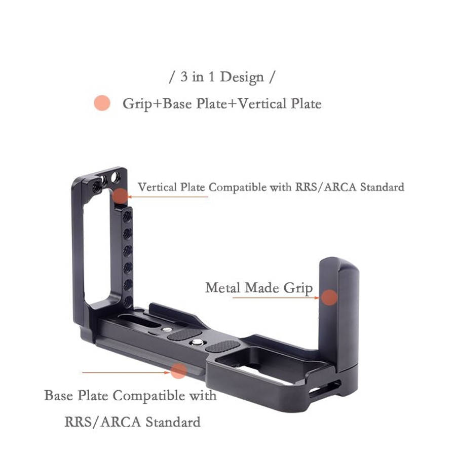 Vertical Shoot Quick Release L Plate Bracket Base Holder for FUJIFILM X Pro 3, For FUJIFILM X Pro 3