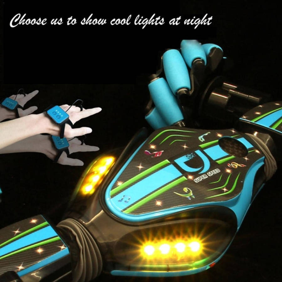 Gesture Sensing Remote Control Twisting Car Light Music Deformation Car Drift Traverse Dance Off-...