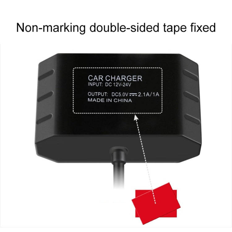 2 PCS Car Cigarette Lighter 1 In 2 Auto Multi-Function Mobile Phone Charger, 1 In 2