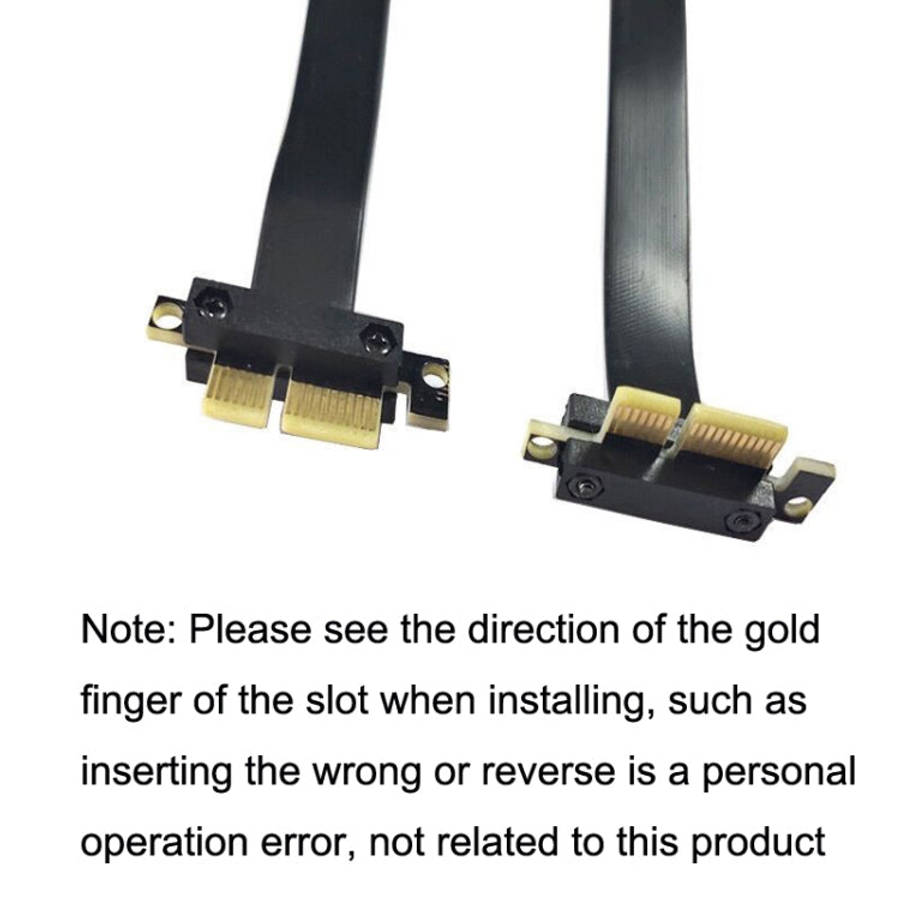 PCI-E 3.0 1X 90 Degrees Graphics Card / Wireless Network Card Extension Cable, Cable Length:, 5cm...