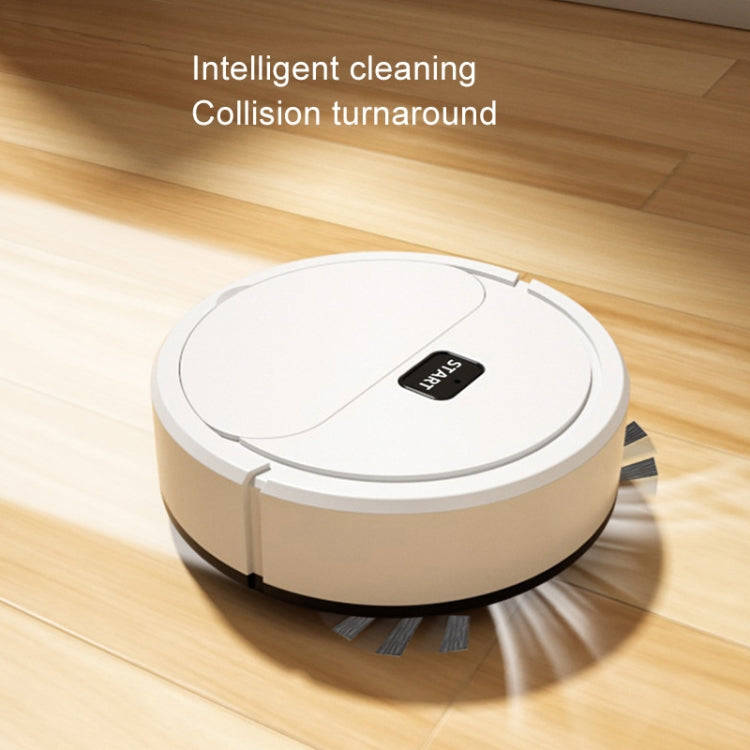 Automatic Mini Sweeping Robot Mopping Sweeping Suction 3 In 1 Cleaning Machine, White Rechargeabl...