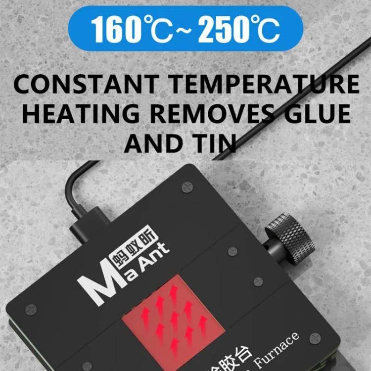 Cell Phone Fixed CPU Font IC Chip Heating Degumming Platform Repair Tool Fixture, Degumming Platform