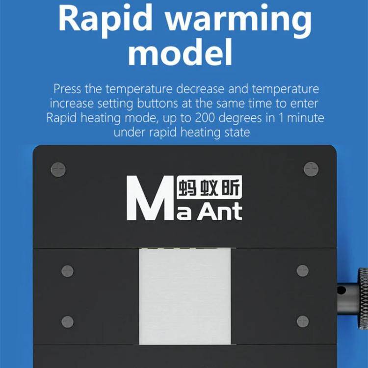 Cell Phone Fixed CPU Font IC Chip Heating Degumming Platform Repair Tool Fixture, Degumming Platform