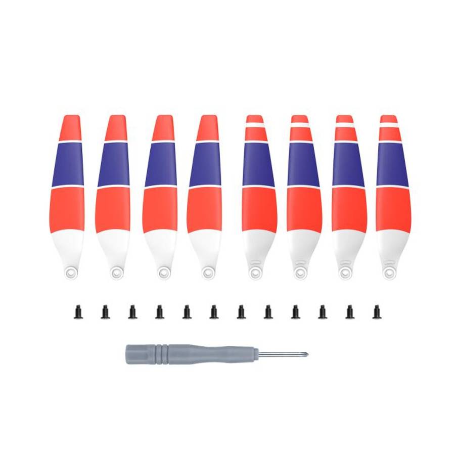 For DJI Mini 3 Drone 8pcs /Set 6030F Propeller Blades Low Noise Wings With Screwdrivers, Orange T...