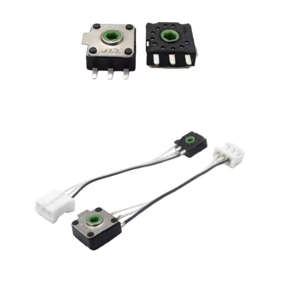 TTC Encoder Cable For Mouse Roller Mouse Repair Replacement Parts, Left Clip With Cable, Right Cl...