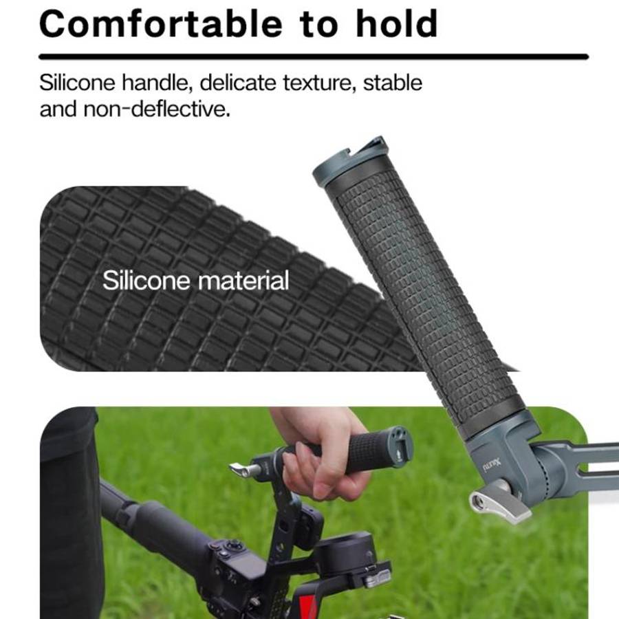 XILETU Adjustable Angle Handle Grip For DJI RS 4 Mini/RS 4 Pro/RS 4/RS 3 Mini/RS 3 Pro/RS 2 Stabi...
