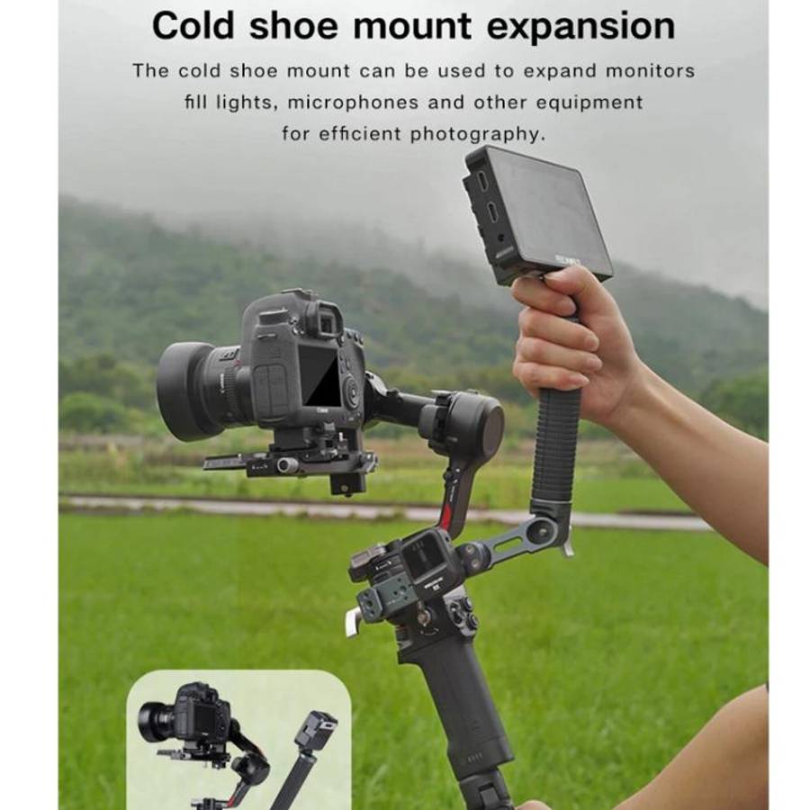 XILETU Adjustable Angle Handle Grip For DJI RS 4 Mini/RS 4 Pro/RS 4/RS 3 Mini/RS 3 Pro/RS 2 Stabi...