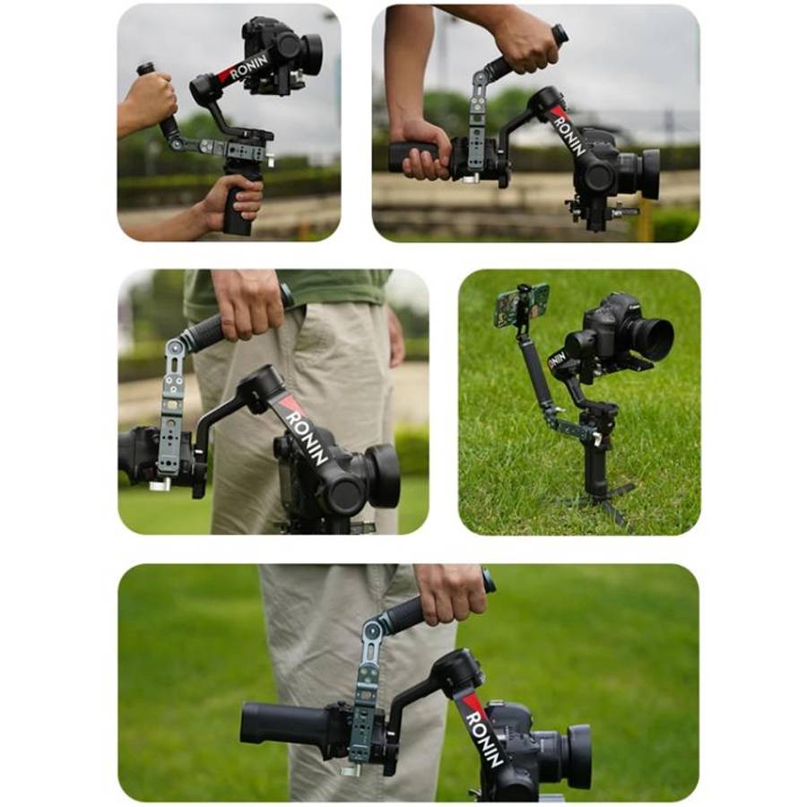 XILETU Adjustable Angle Handle Grip For DJI RS 4 Mini/RS 4 Pro/RS 4/RS 3 Mini/RS 3 Pro/RS 2 Stabi...