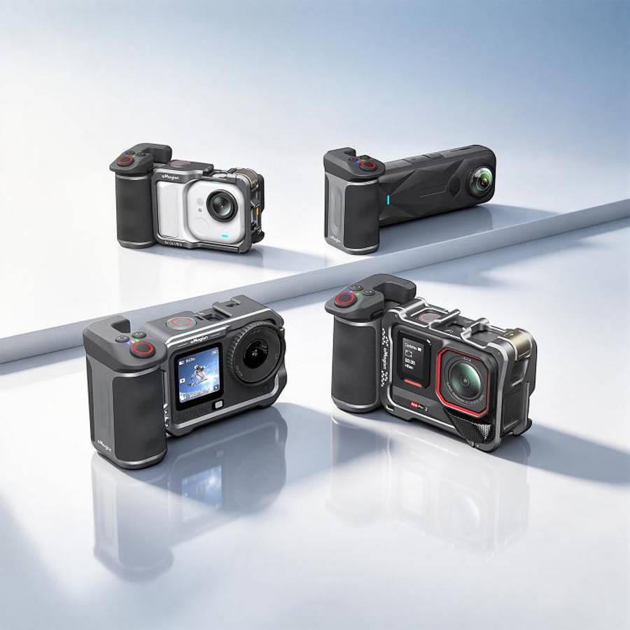 aMagisn Bluetooth Xplorer Grip Kit, For Insta360 Ace Pro 2 / Ace Pro / X5, For Insta360 GO Ultra