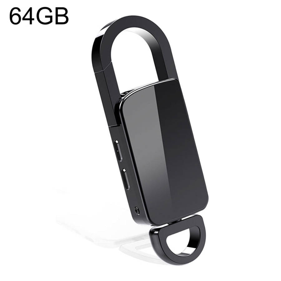 S20 64GB Keychain HD Noise Reduction Portable Recording Pen, 64GB