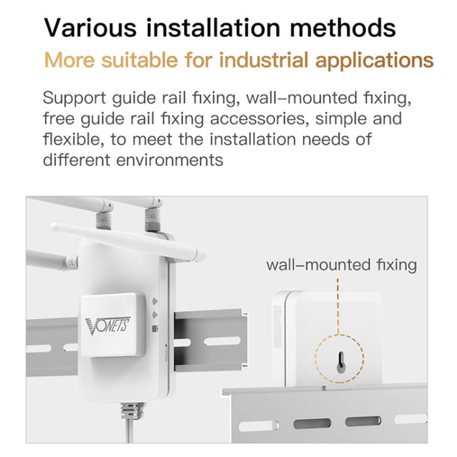 VONETS VAR600-H 600Mbps Wireless Bridge WiFi Repeater, With Power Adapter + DC Adapter Set, With ...