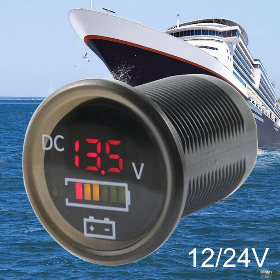 12 / 24V Car / Boat Battery Measurement Meter 5-30V Voltage and Electricity Meter, 5-30V Voltage ...
