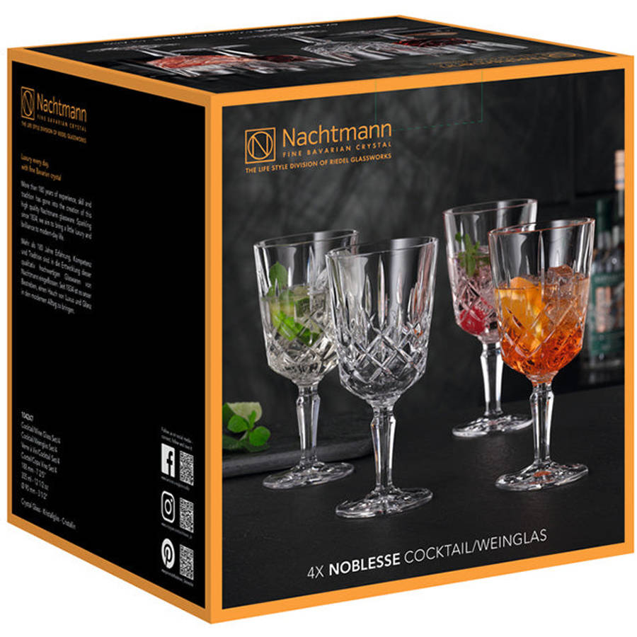 Nachtmann Noblesse Cocktail Wine Glasses, Set Of 4