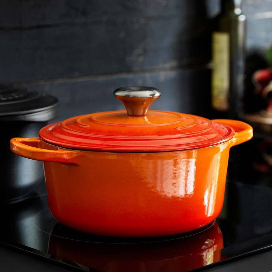 Royal Enamelled Cast Iron Cookware set, 7pc