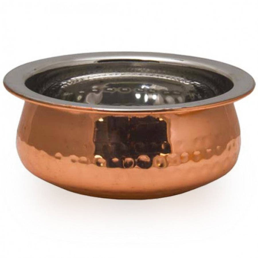 Regent Copper Plated Hammered Handi Bowl, 12.5cm