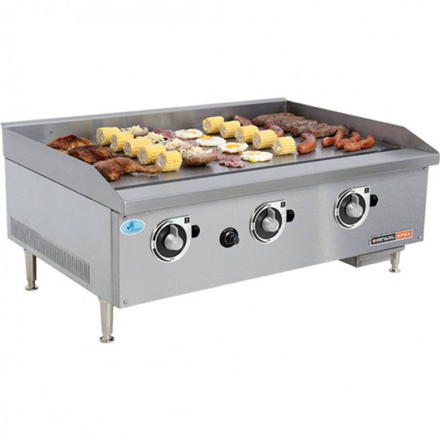 Anvil Premier Gas Flat Top Griller, 90cm
