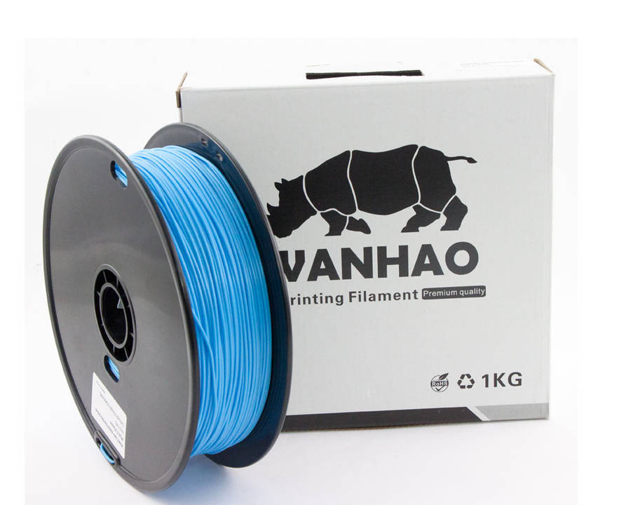 Wanhao Sky Blue PLA 3D Printer Filament 1.75mm 1kg
