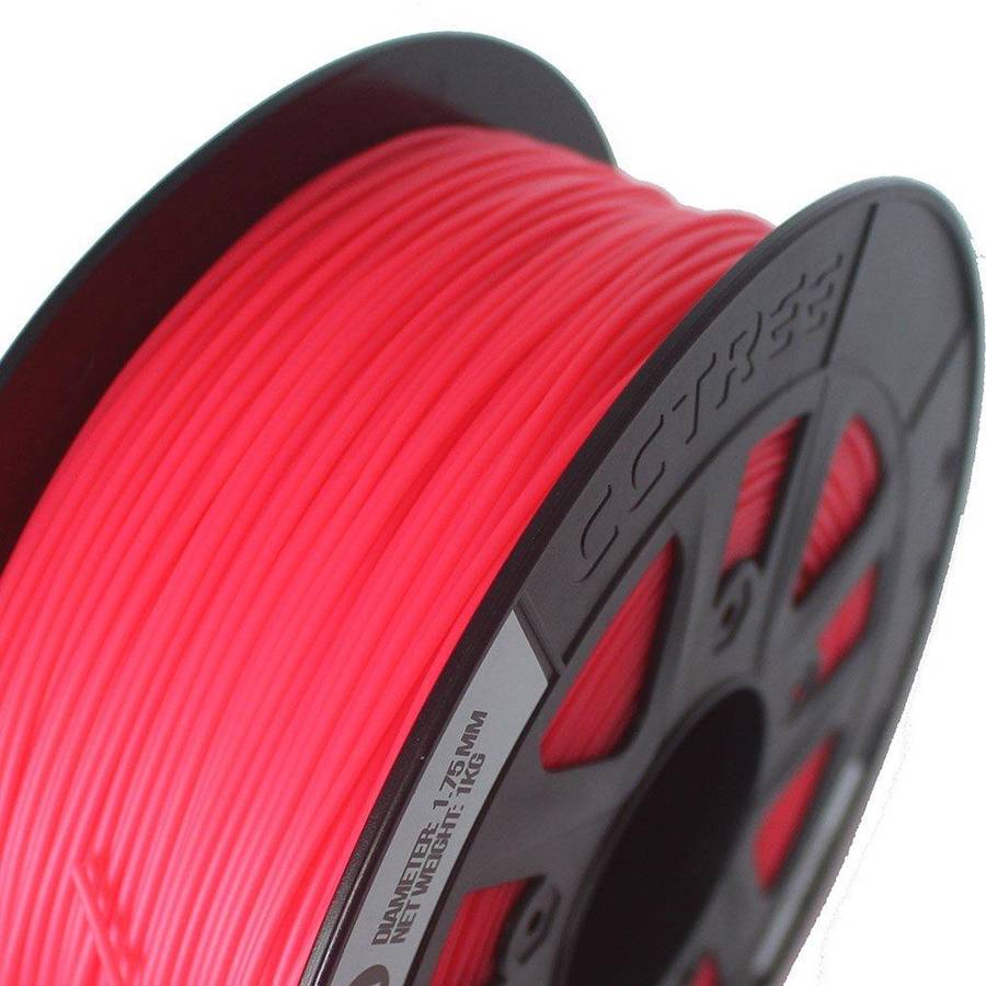 Fluorescent Red PLA 3D Printer Filament 1.75mm 1kg