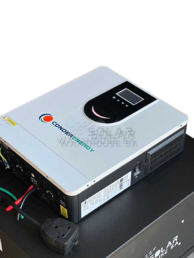 3500VA / 3500W Solar Ready Hybrid Inverter Trolley + 2.71 kWh A-Grade Lithium Battery