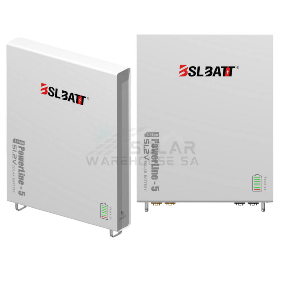 BSL Powerline 5 Lithium Battery - 51.2V 100Ah 5.1KWh LIFePO4 8000 Cycles - 15 YR Warranty