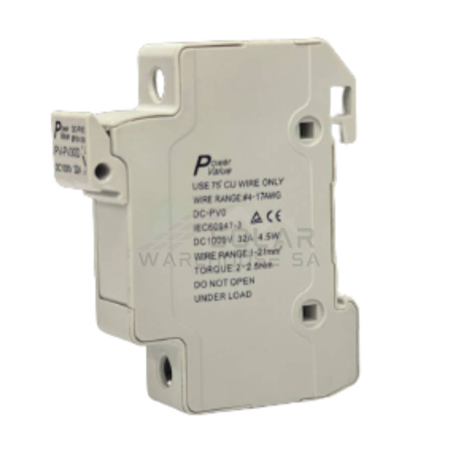 DC Fuse & Holder 30A  10 X 38mm (Includes Fuse)