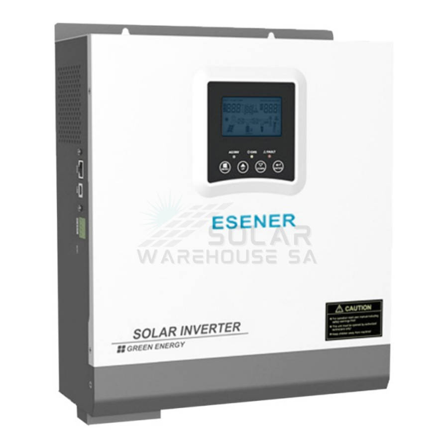 ESENER Pure Sine Wave Hybrid Inverter 24V 3kva 3000 watt MPPT 60A Maximum 80A 145VDC