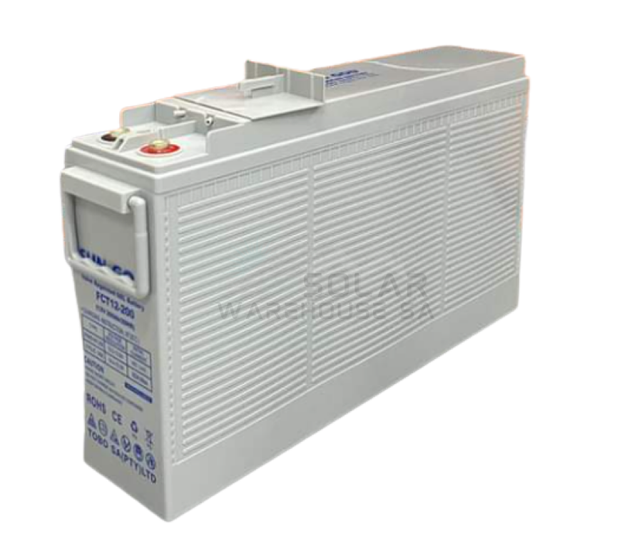 Gel Battery 200 Ah 12v Slim Line Sun God American Deep Cycle Gel Battery