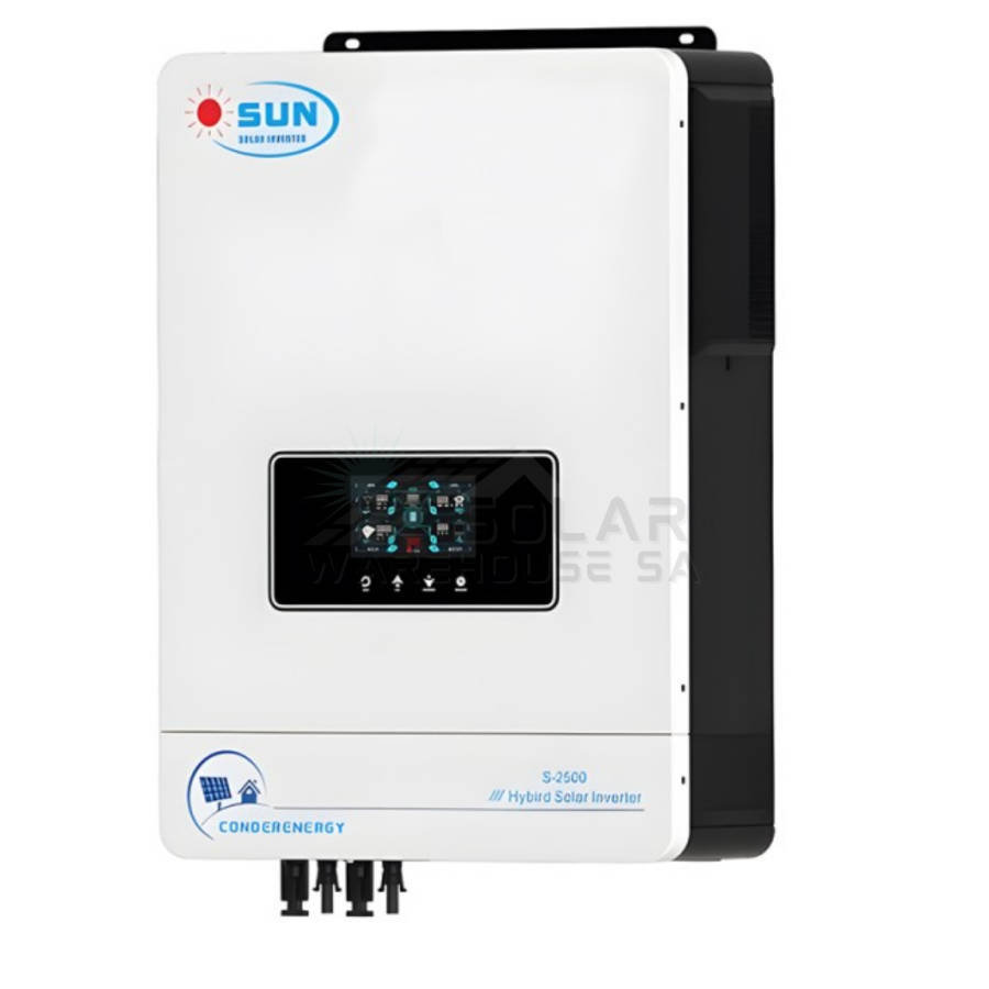 Hybrid Inverter 10.2KVA 10200 Watt MPPT Sun Solar S-2500 48V