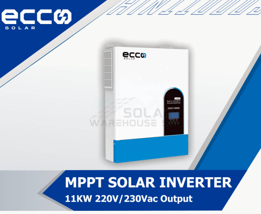Hybrid Inverter 48v 11 Kva 11000w MPPT 160A Inverter Pure Sine Wave - Ecco