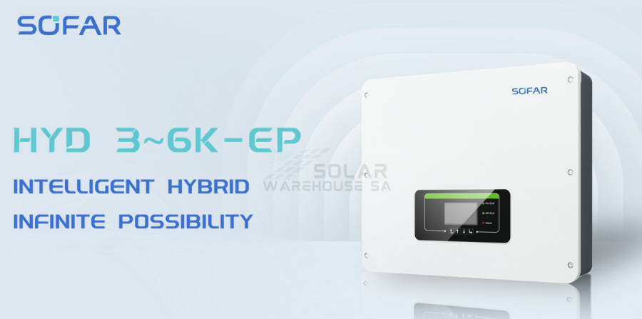 Single-phase hybrid inverter Sofar Solar 6 kVA - HYD6000-EP IP65