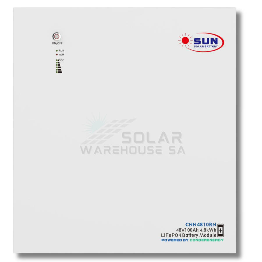 Sun Solar 48v 100ah 4.8kWh A-Grade Lithium Battery CNN4810RN