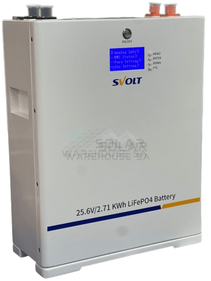 SVOLT 24V 106Ah 2.71 kWh A-Grade Lithium Battery With BMS CNN2510 (XEA15A)